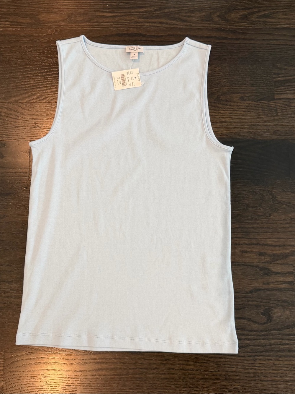J. Crew Women's Pale Blue Crewneck Tank